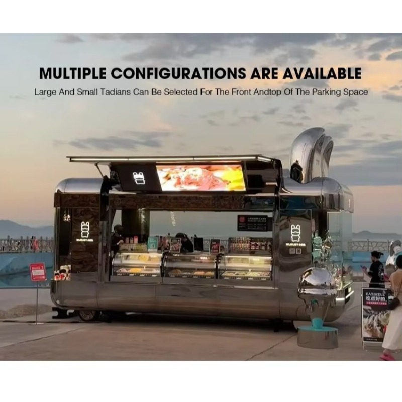 Outdoor Coffee Equipment - Kiosque alimentaire entièrement équipé, nouveau camion