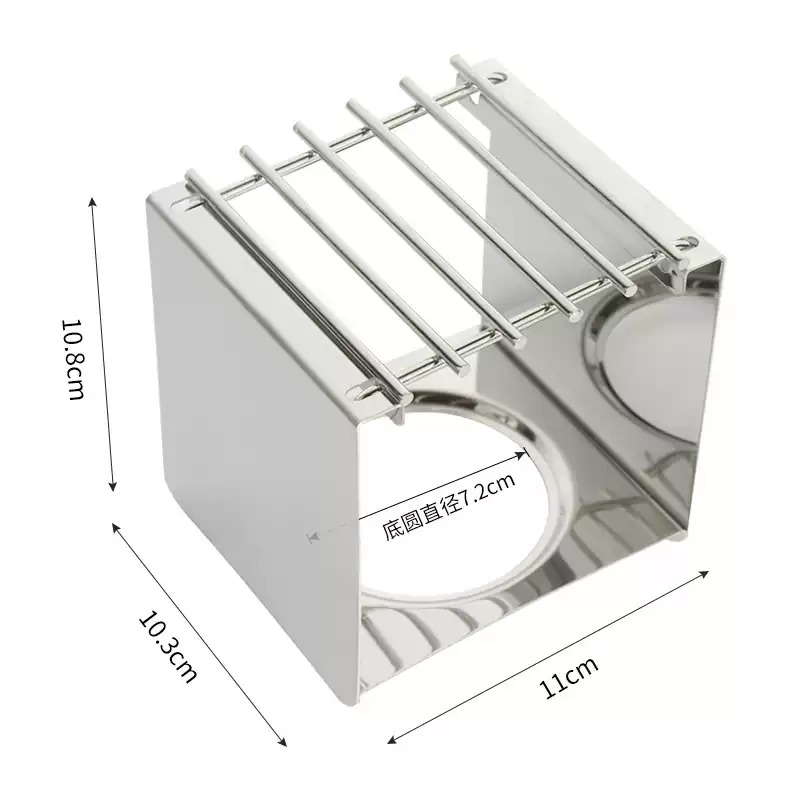 Outdoor Coffee Equipment - Support carré en acier inoxydable pour