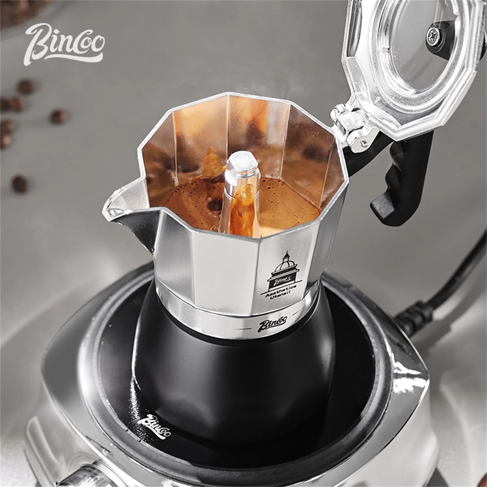BINCOO Pot Moka à Double Valve - Coffee Equipment Brands avis et prix