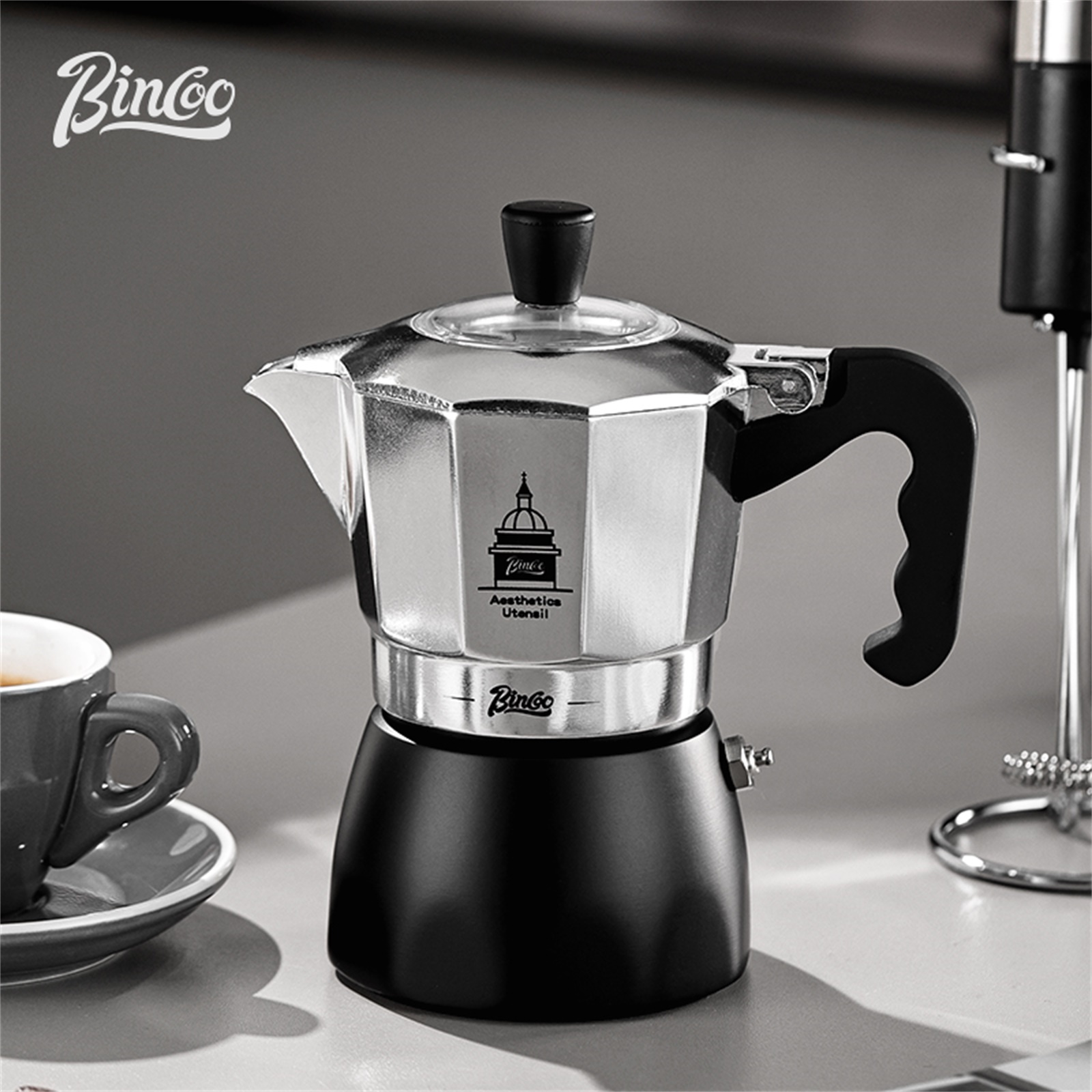 BINCOO Pot Moka à Double Valve - Coffee Equipment Brands avis et prix