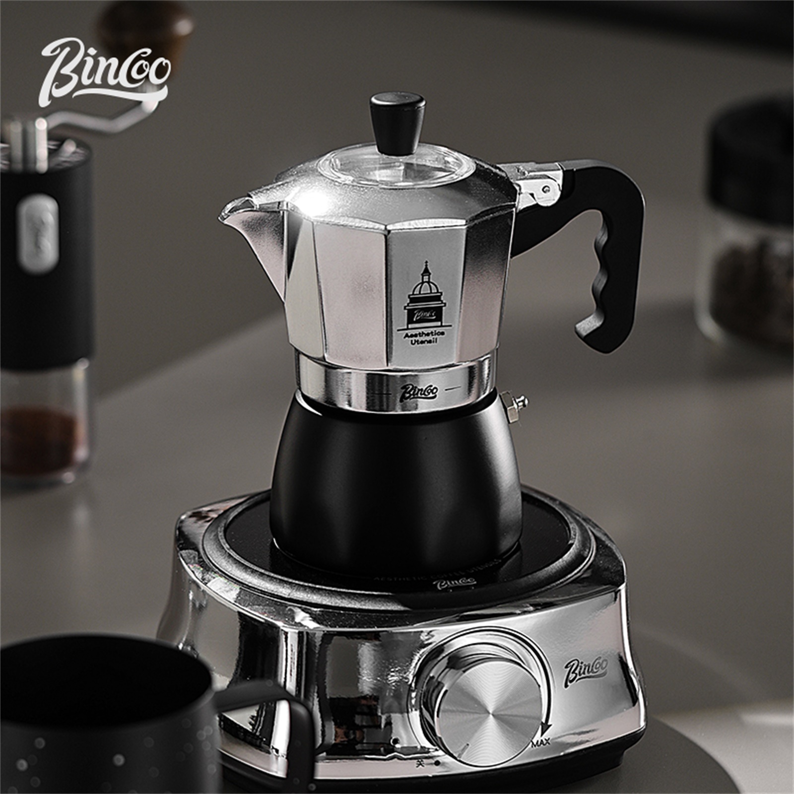 BINCOO Pot Moka à Double Valve - Coffee Equipment Brands avis et prix