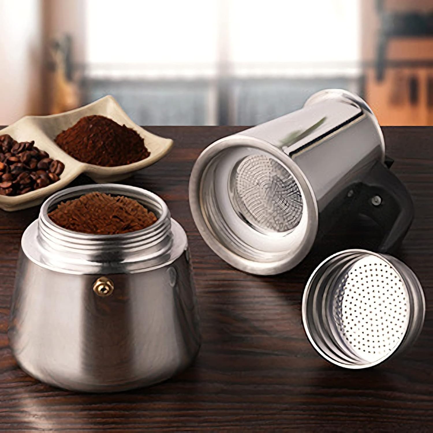 4/6/9 Tasses Moka Pot Caffe Ma - Coffee Equipment Brands avis et prix