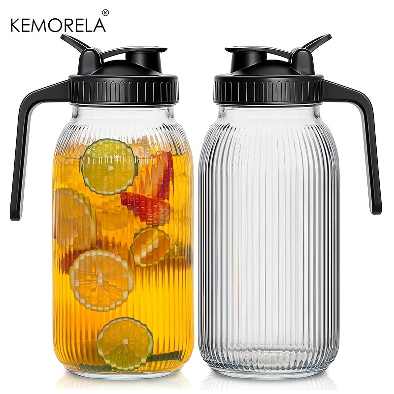Lot de 2 Pichets en Verre Gran - Bean Hopper Lid avis et prix
