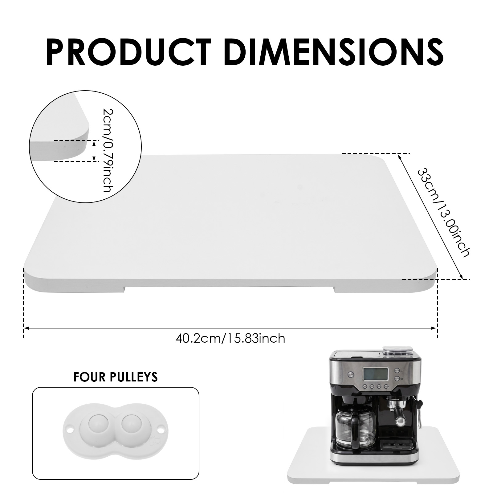 Plateau coulissant pour appare - Coffee Equipment Tray avis et prix